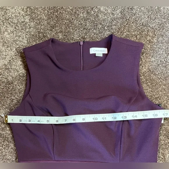 NWT Woman’s Calvin Klein dress, new with tags, size 6 color plum - Picture 5 of 12